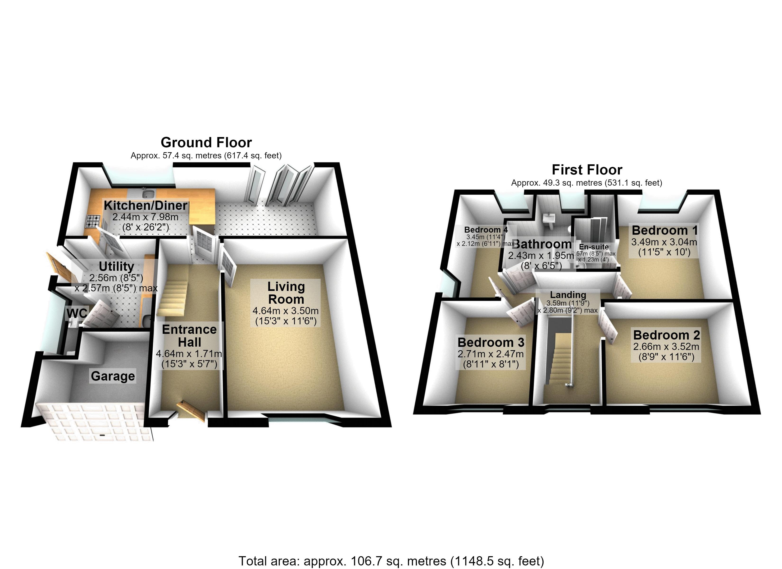 31, Eastgate Road, Holmes Chapel floorplan