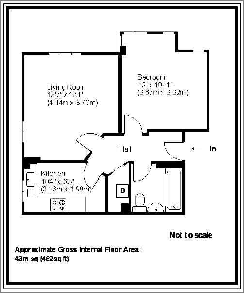 1 Bedrooms Flat to rent in Roydon Court, Mayfield Road, Hersham, Walton-On-Thames KT12