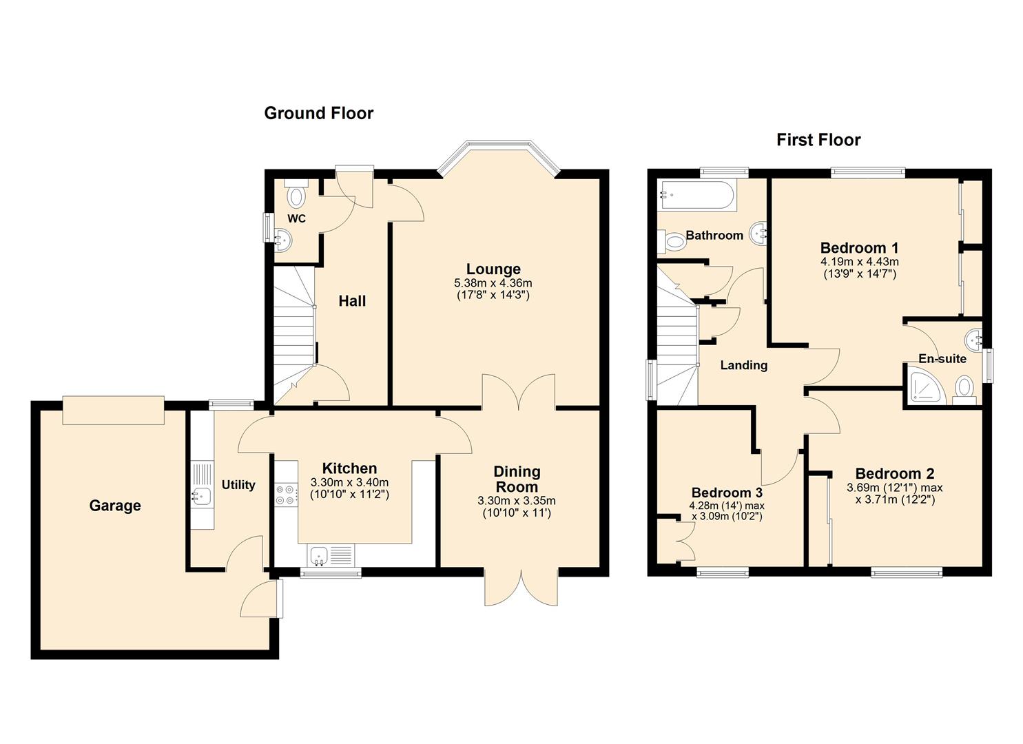 9, Auction Close, Burstwick floorplan