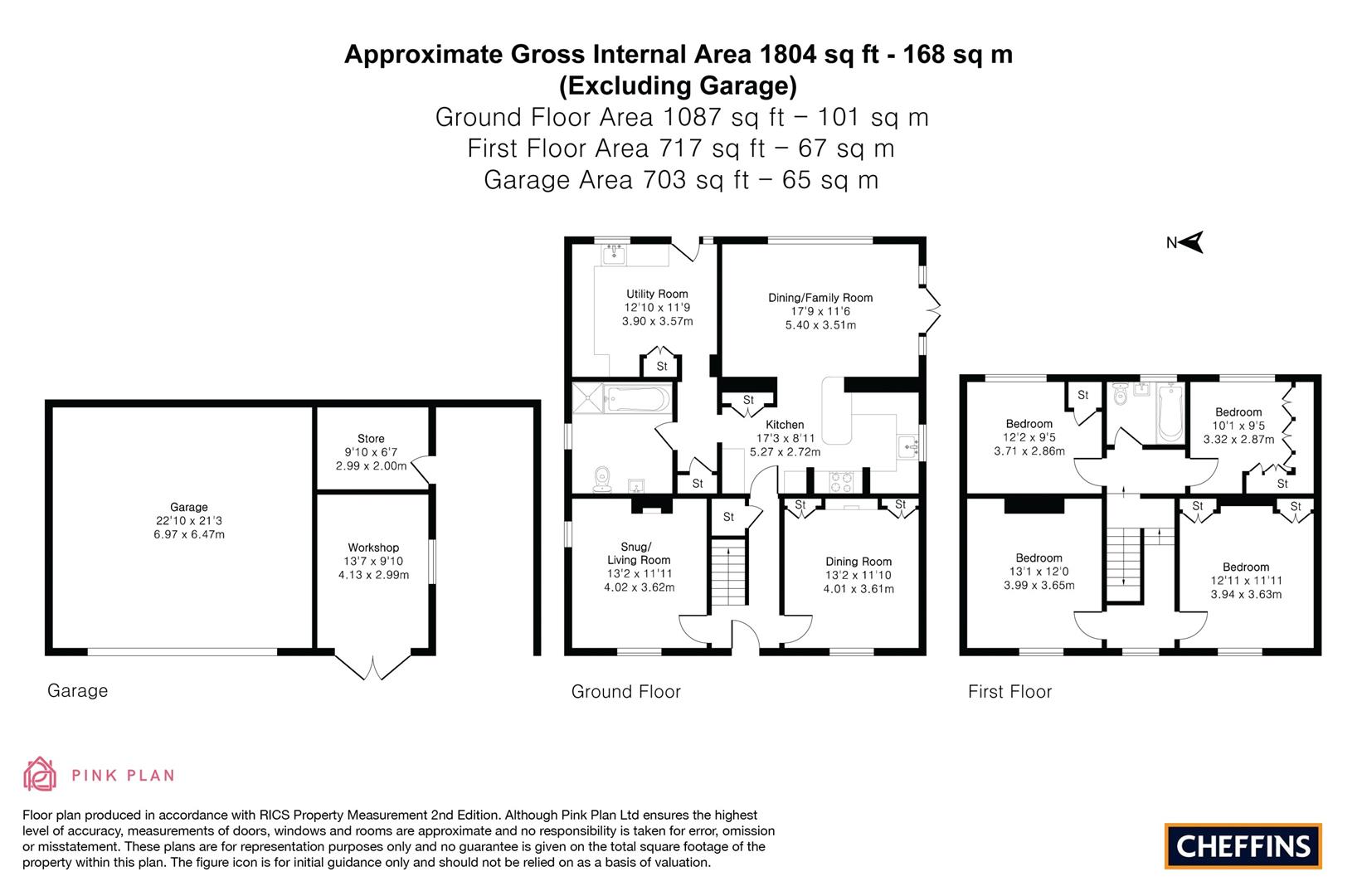 2, Ness Road, Burwell floorplan