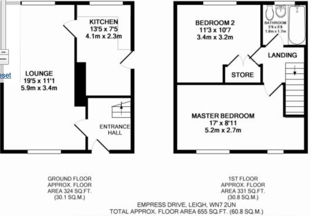 2 Bedrooms Semi-detached house for sale in Empress Drive, Leigh WN7