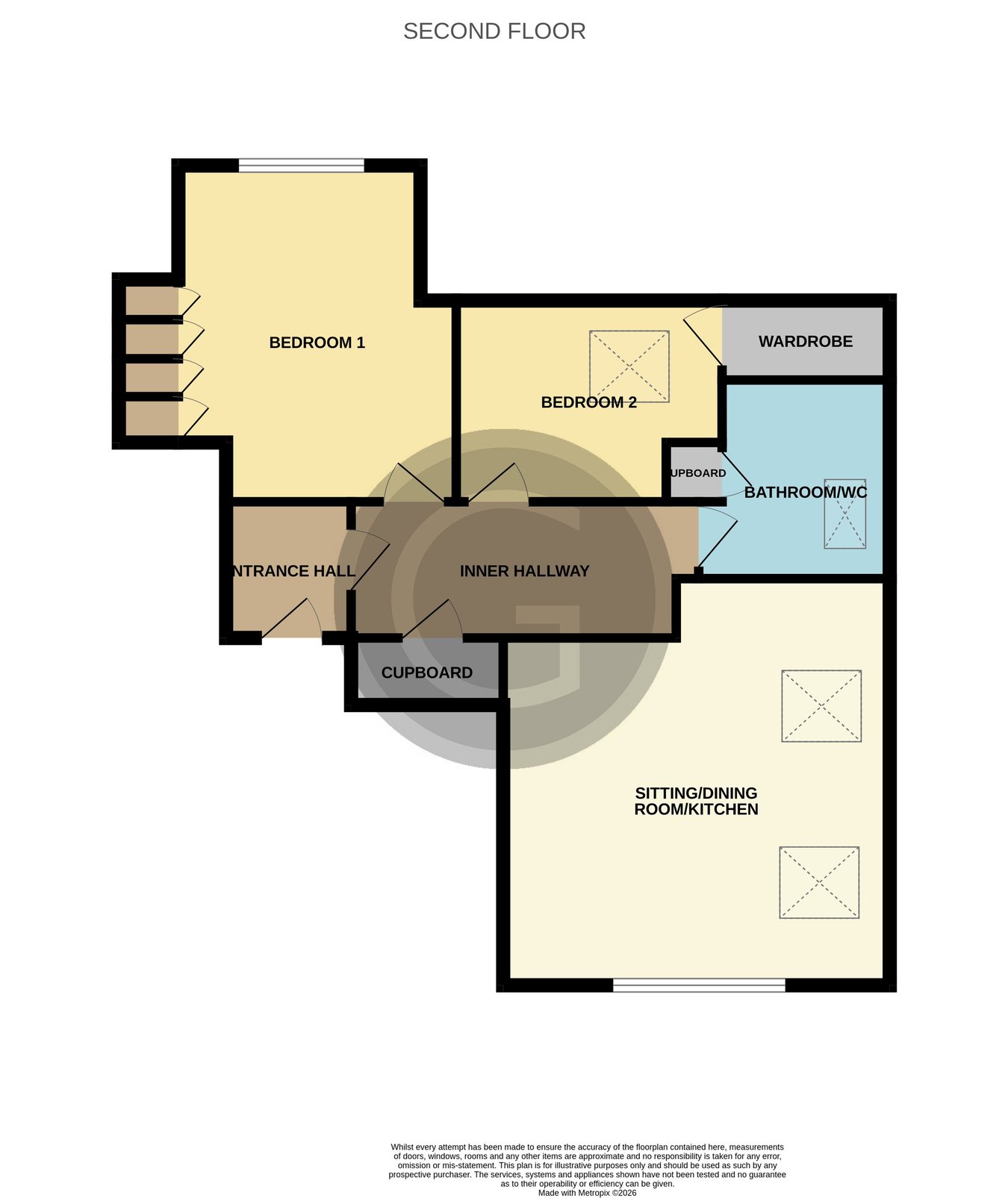 Flat 9, 26, Collington Avenue, Bexhill-On-Sea floorplan