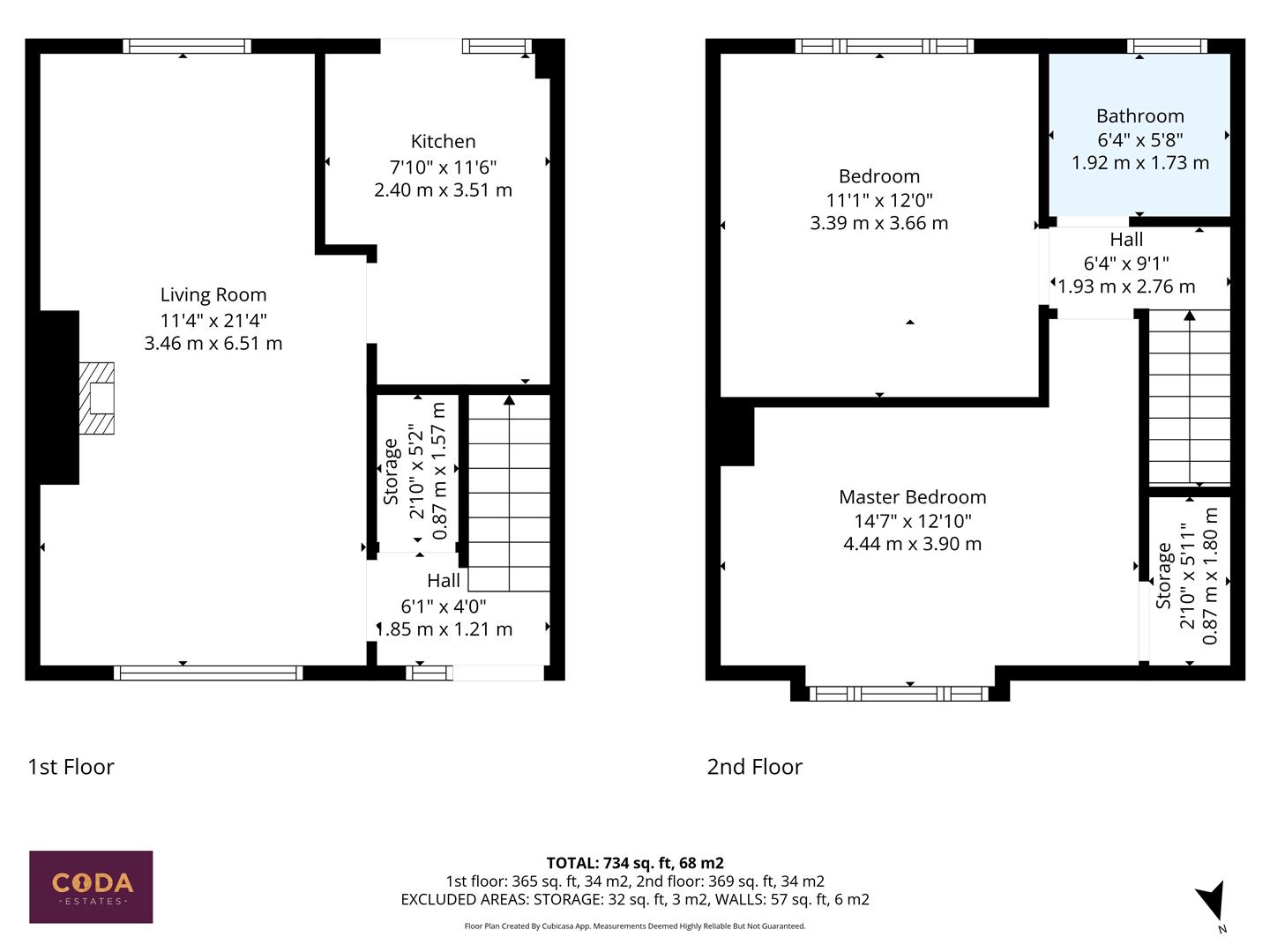 68, Newdyke Road, Glasgow floorplan