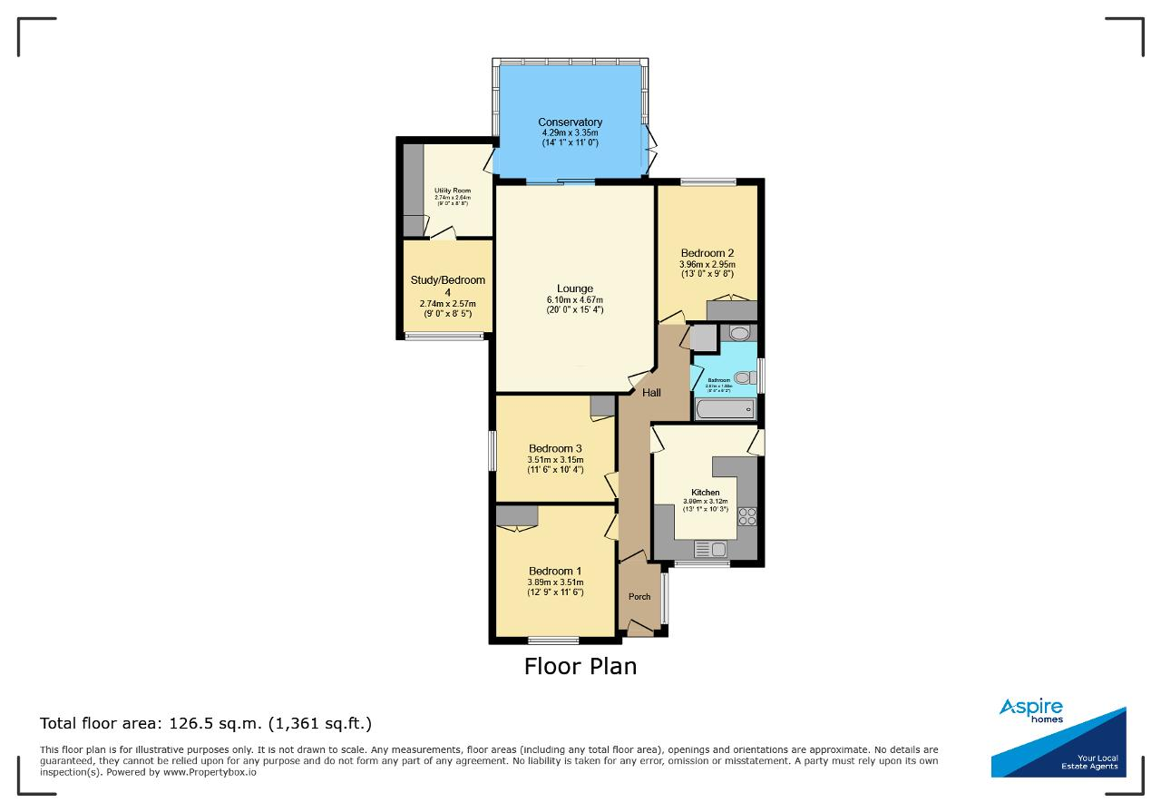 16, St Marks Road, Wisbech floorplan