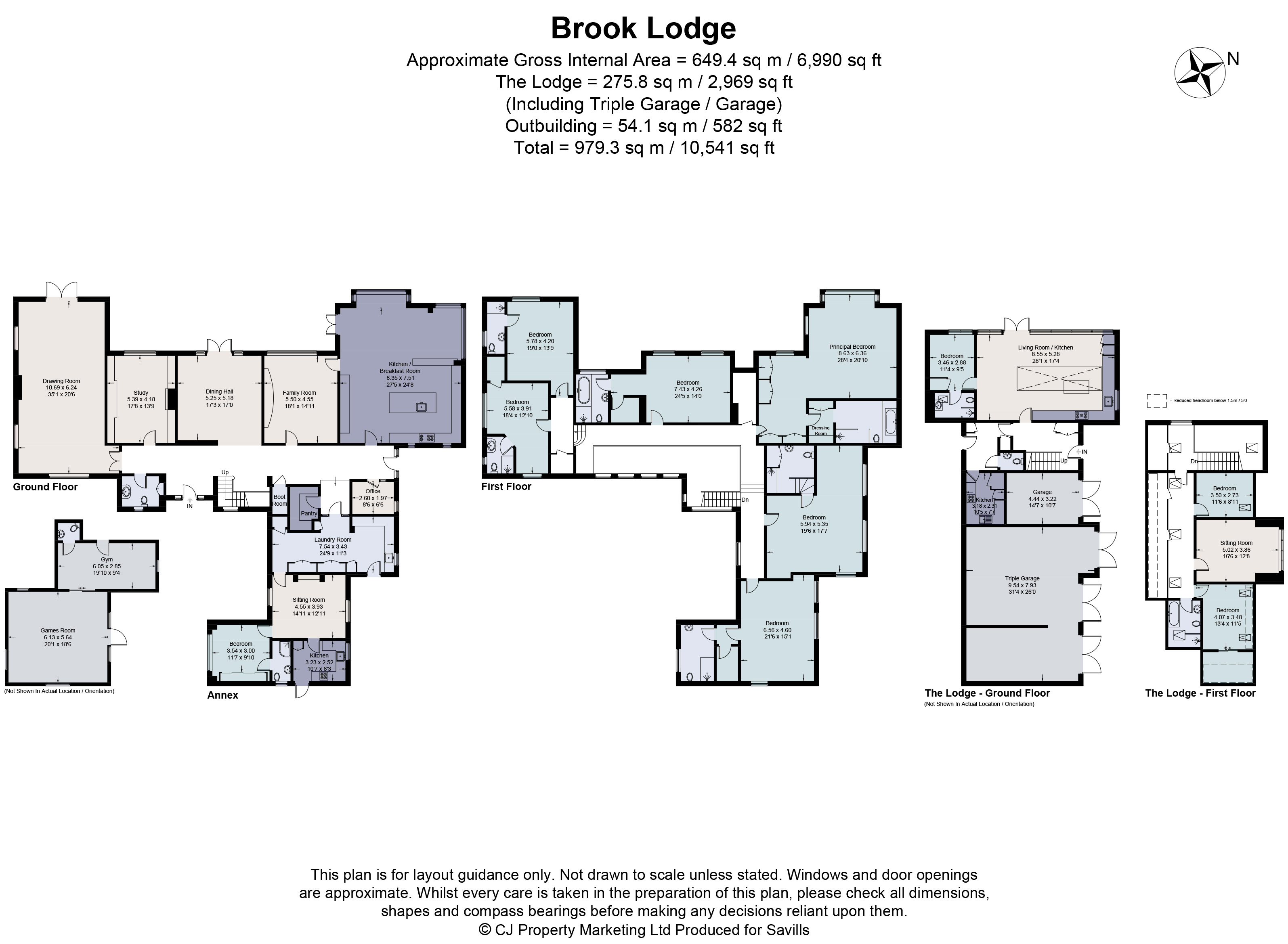 Brook Lodge,, The Street, Wallingford floorplan