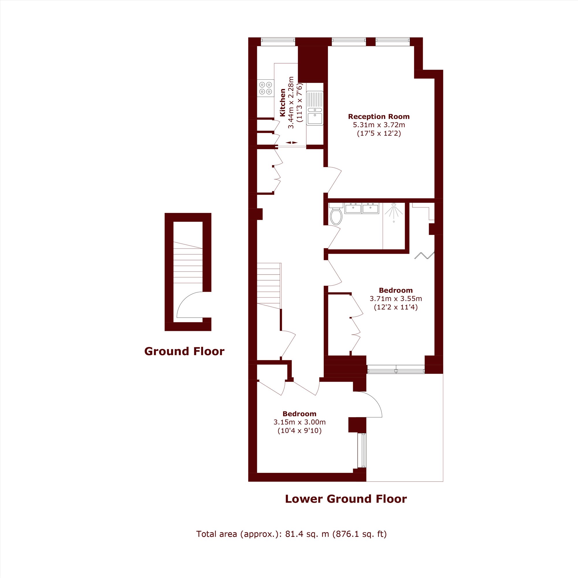 Flat 7, 22, Gledhow Gardens, London floorplan