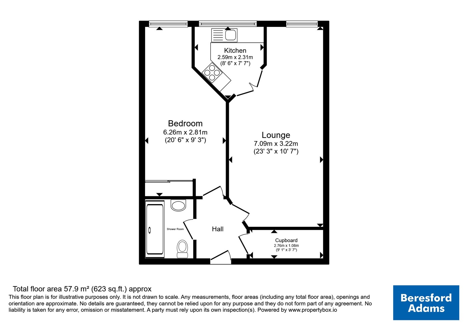 21, Arkle Court, Vicars Cross floorplan