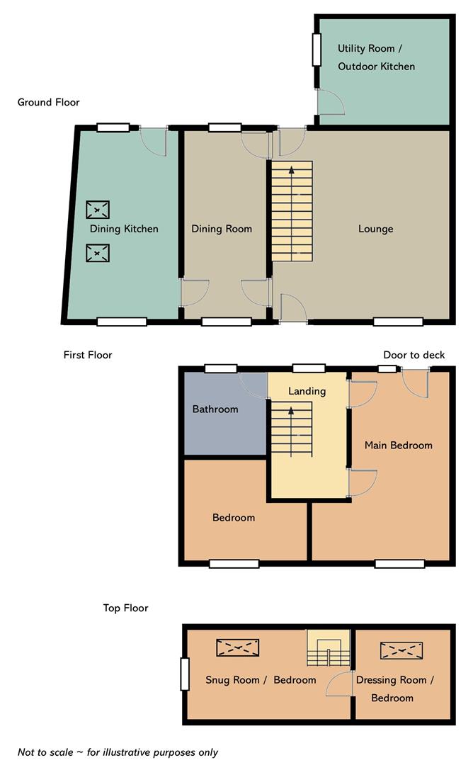 14, Mersey Street, Porthmadog floorplan