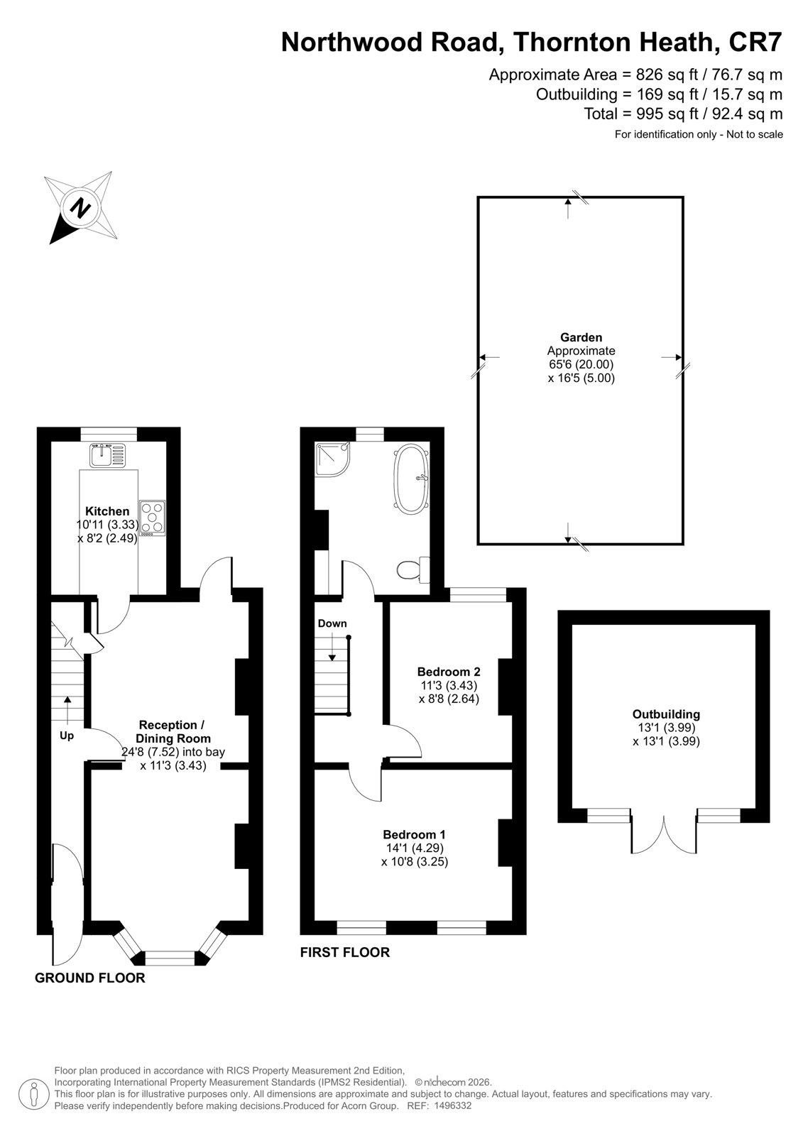 178, Northwood Road, Thornton Heath floorplan