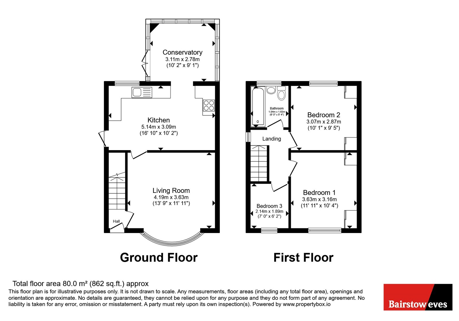 51, Barker Avenue, Nottinghamshire floorplan