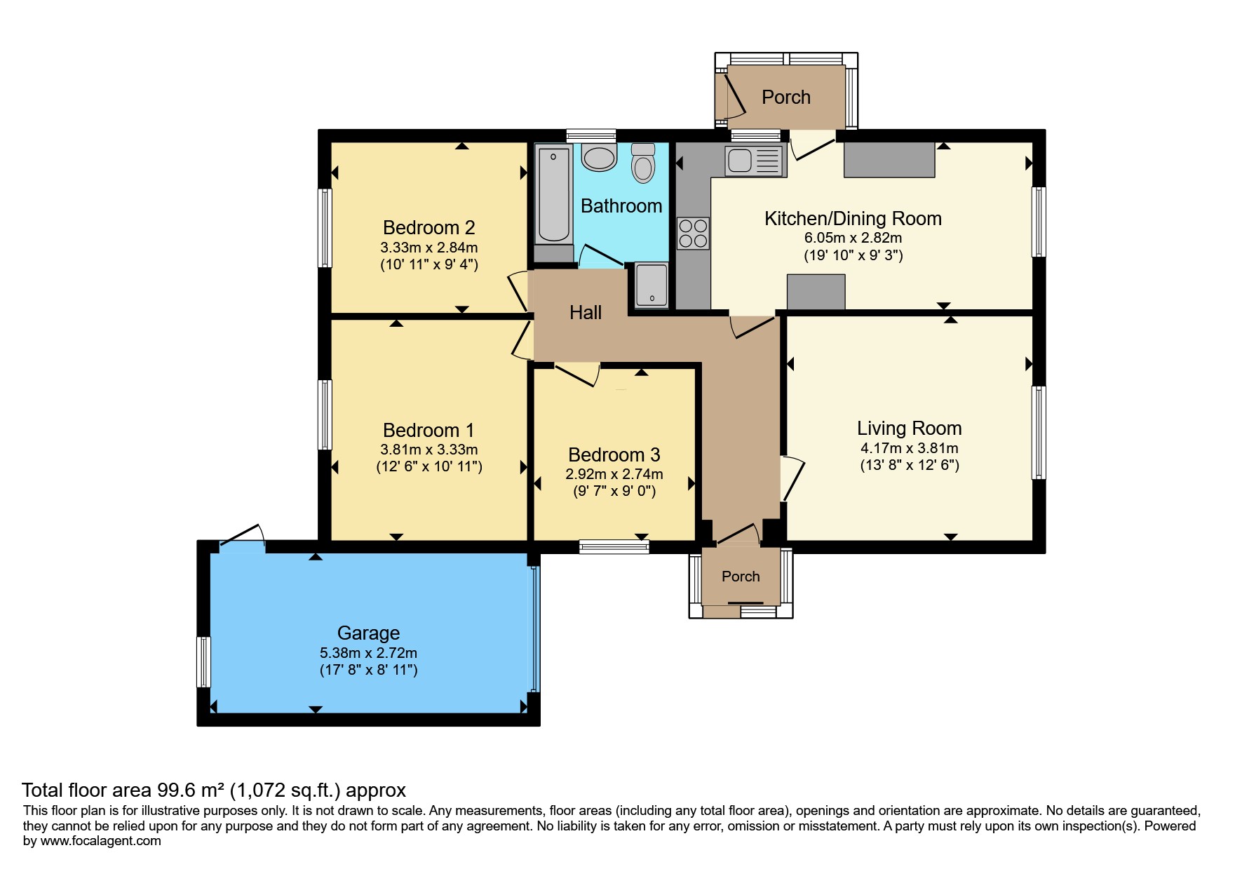 Eastfield Crescent, Sheffield floorplan