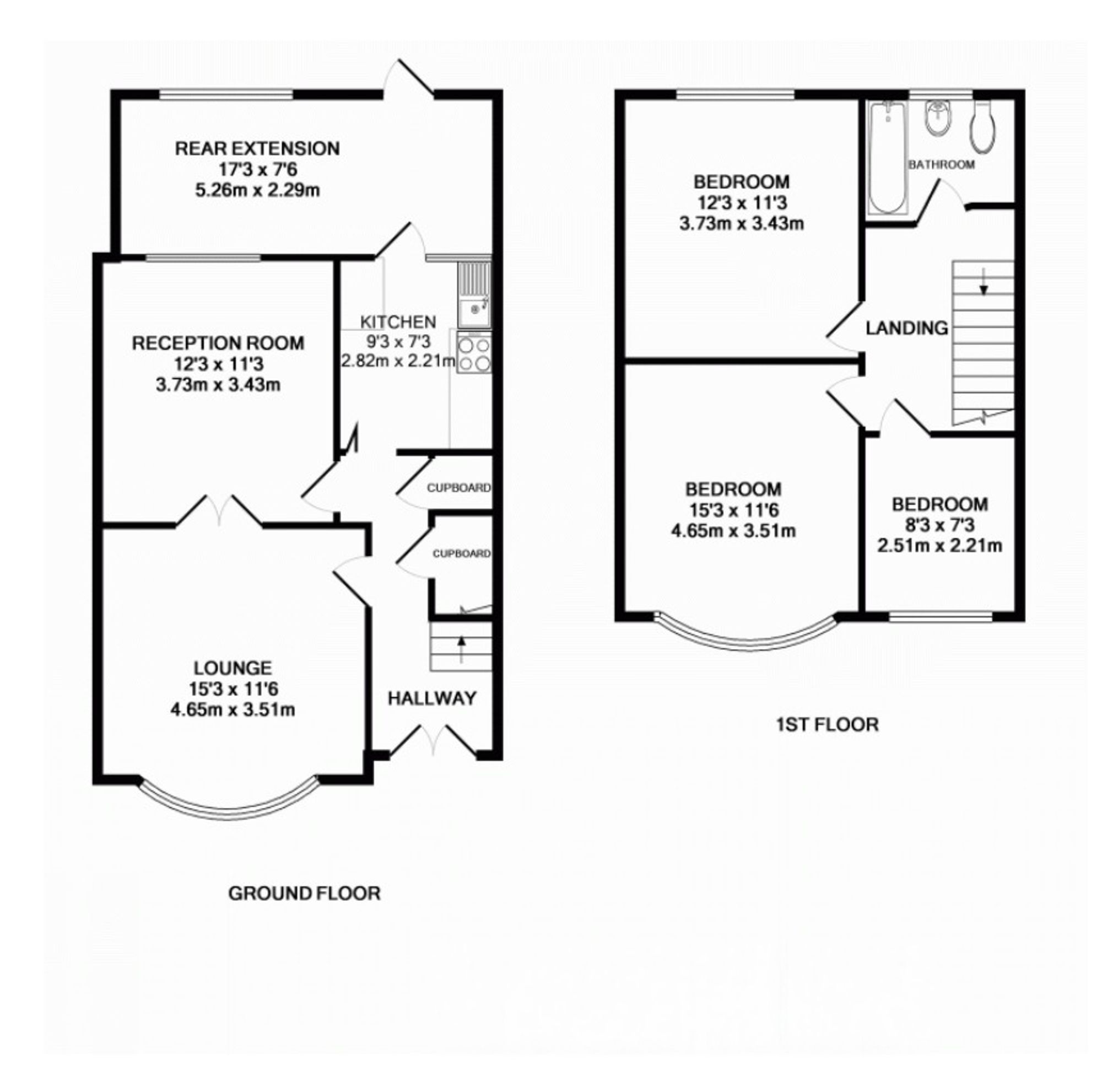 111 Lyndhurst Gardens, Barking floorplan