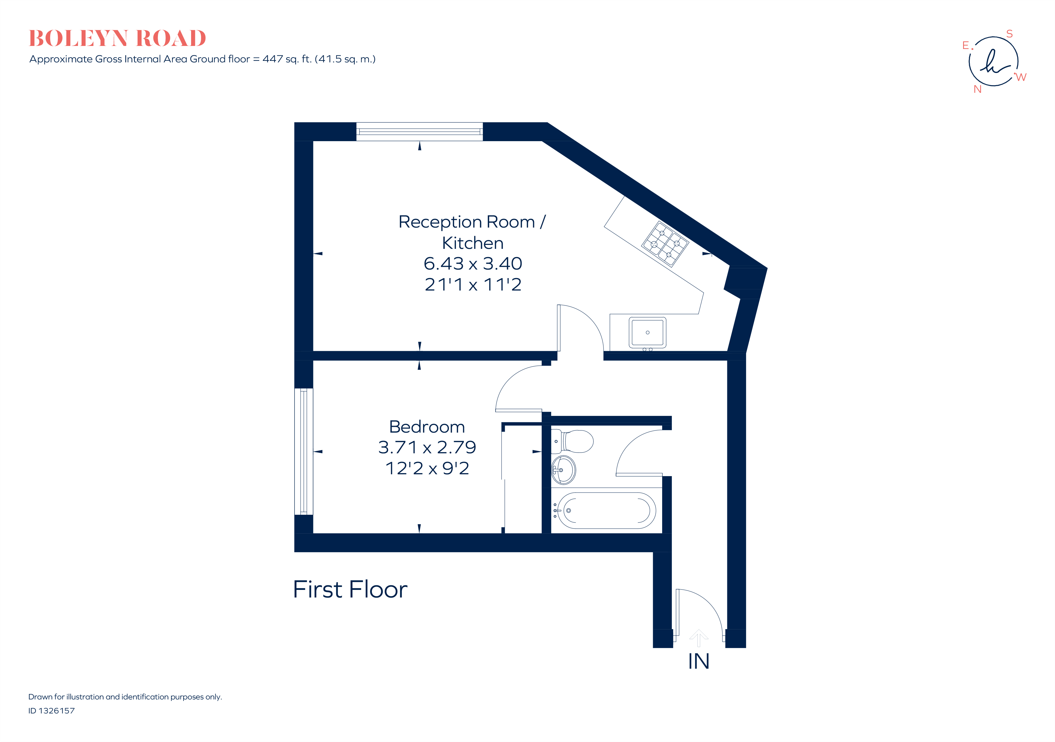 Boleyn Road, London floorplan