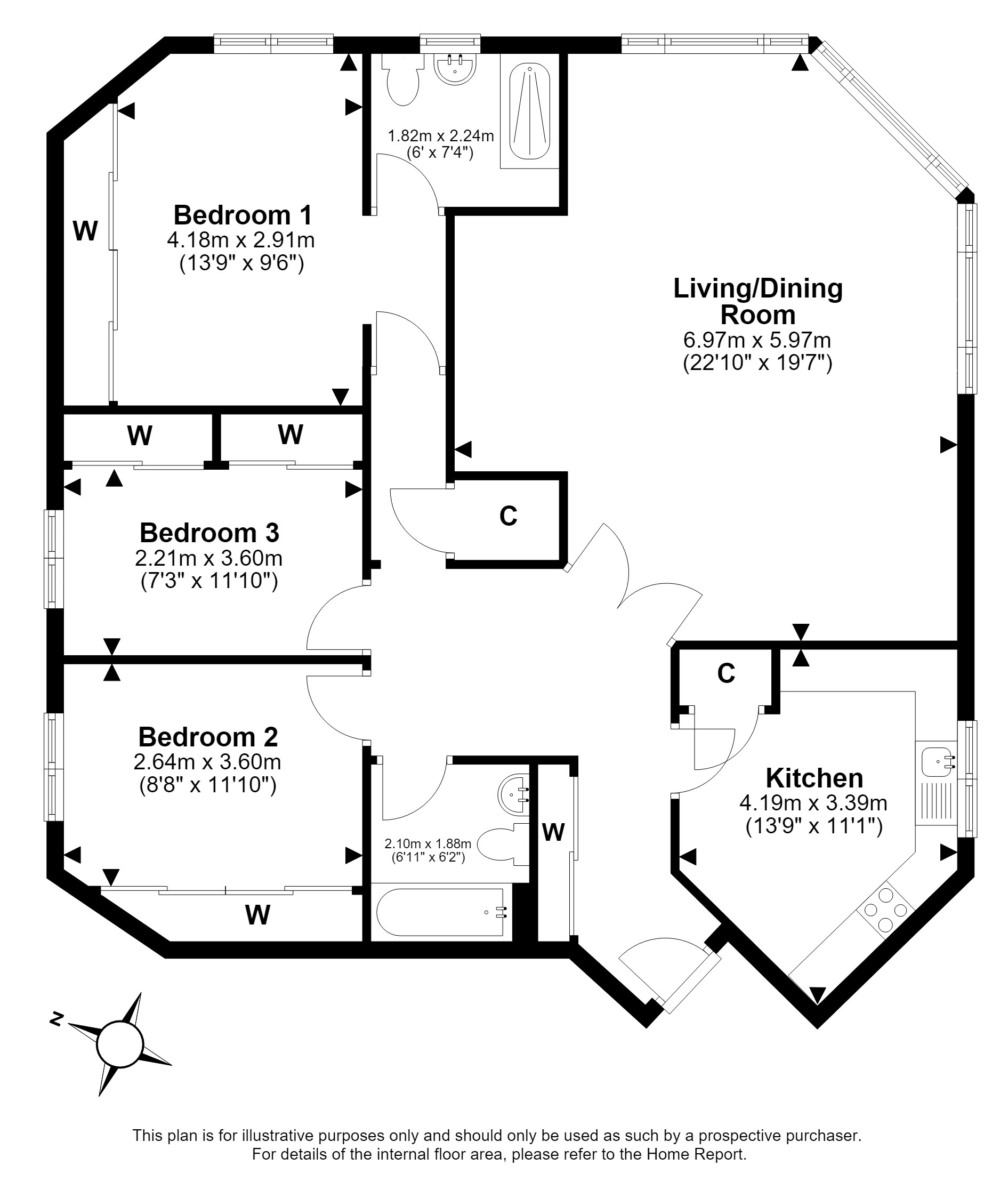 29/10, Cameron March, Newington, Edinburgh floorplan