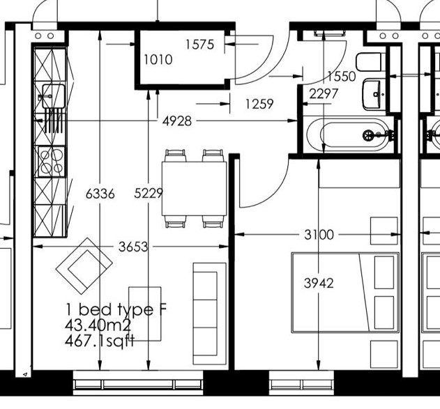 The Bank, Tower 2, 58 Sheepcote Street, Birmingham floorplan