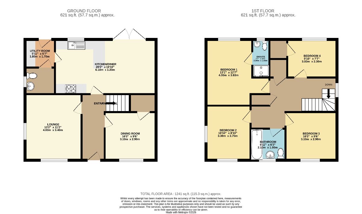 18 Old Well Road, Okehampton floorplan