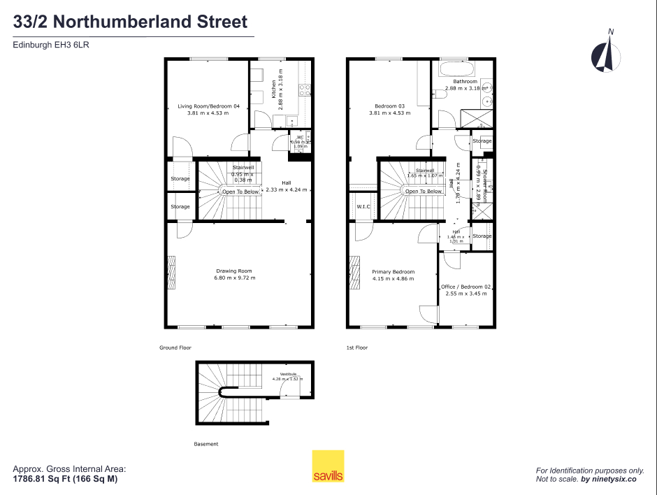 33/2,, Northumberland Street, Midlothian floorplan