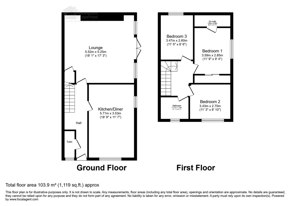 2 Monks Field, Chew Moor Lane, Bolton floorplan