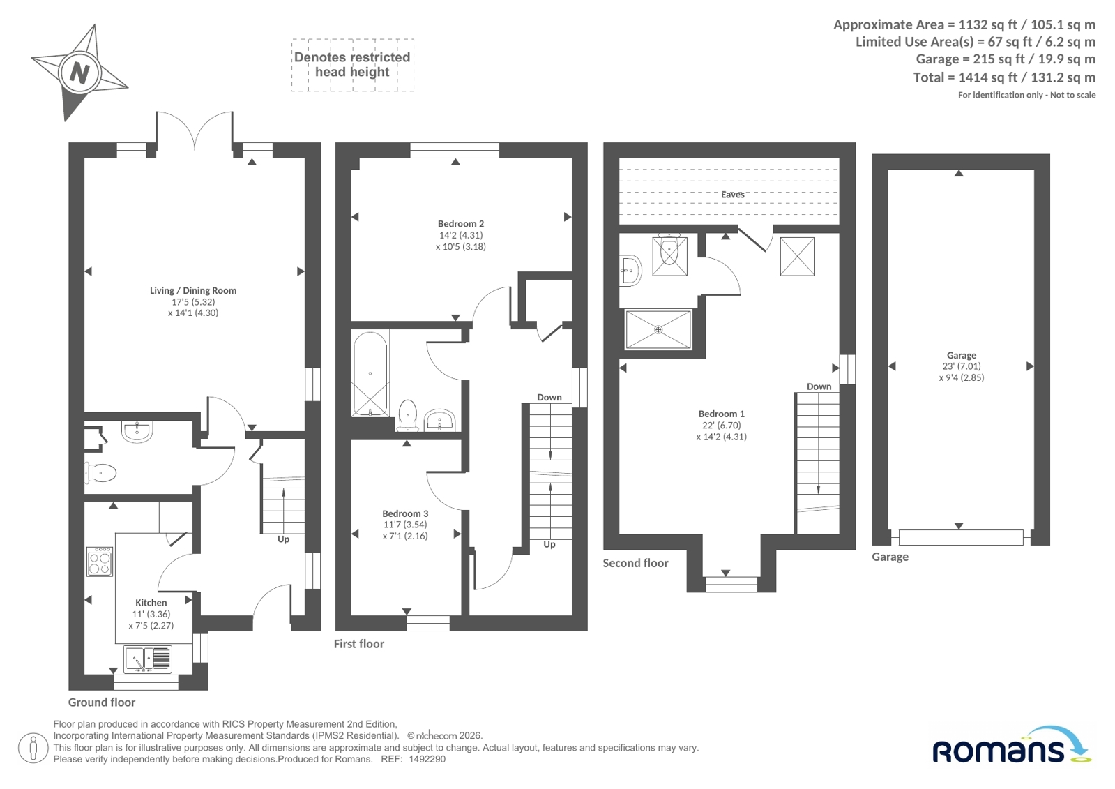 127, Coley Avenue, Berkshire floorplan