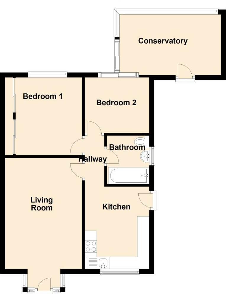 48, Porlock Drive, Penarth floorplan