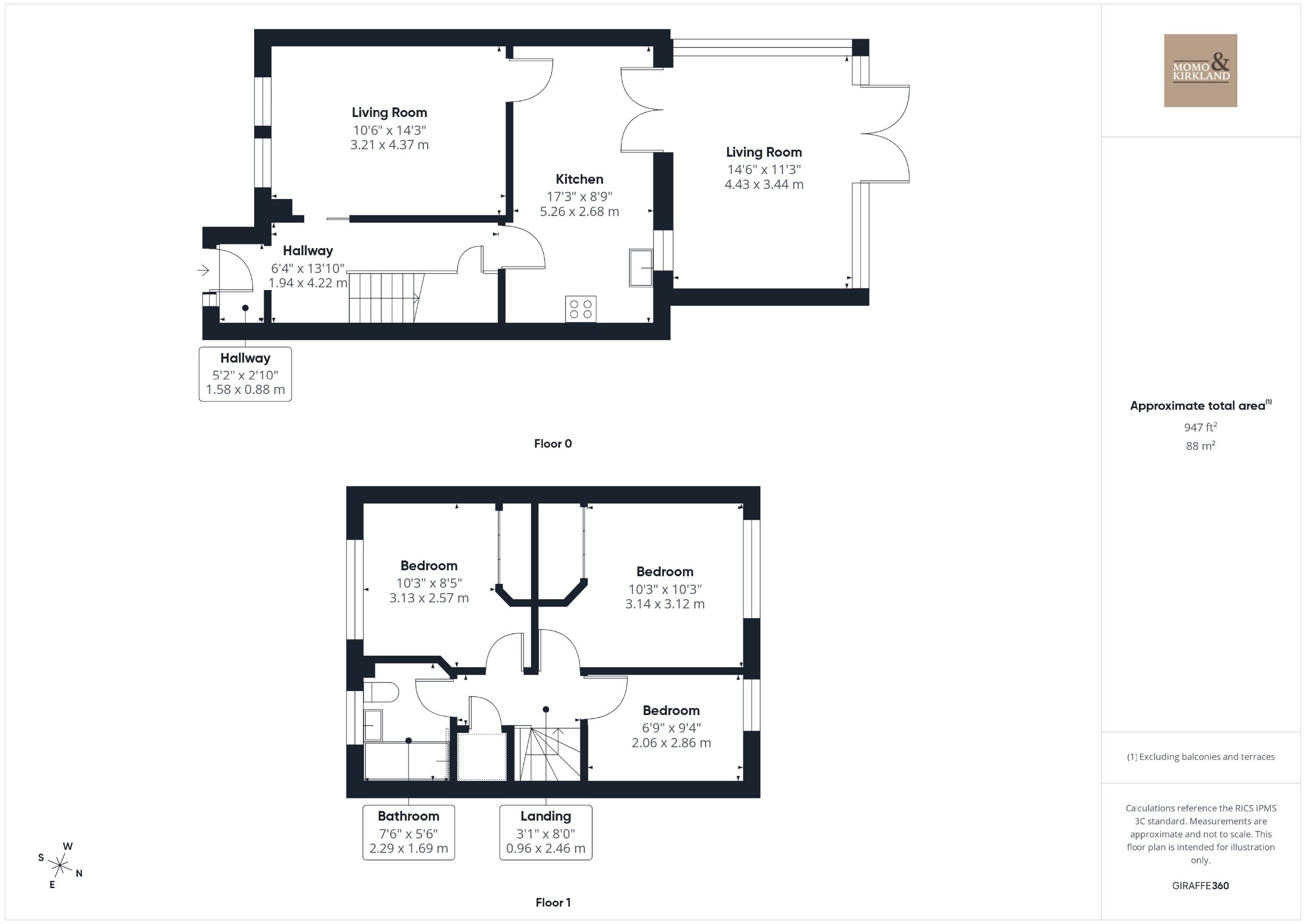 1 Burns Wynd, Larkhall floorplan