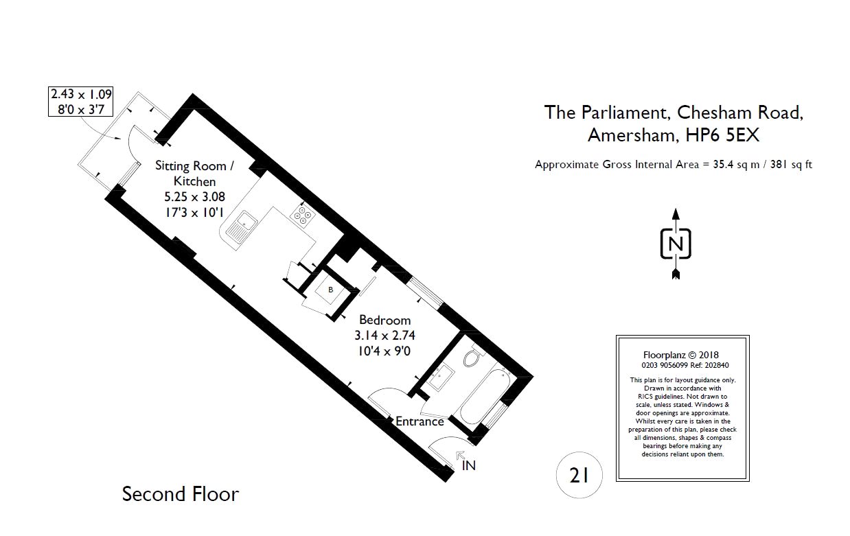 1 Bedrooms Flat for sale in The Parliament, Chesham Road, Amersham HP6