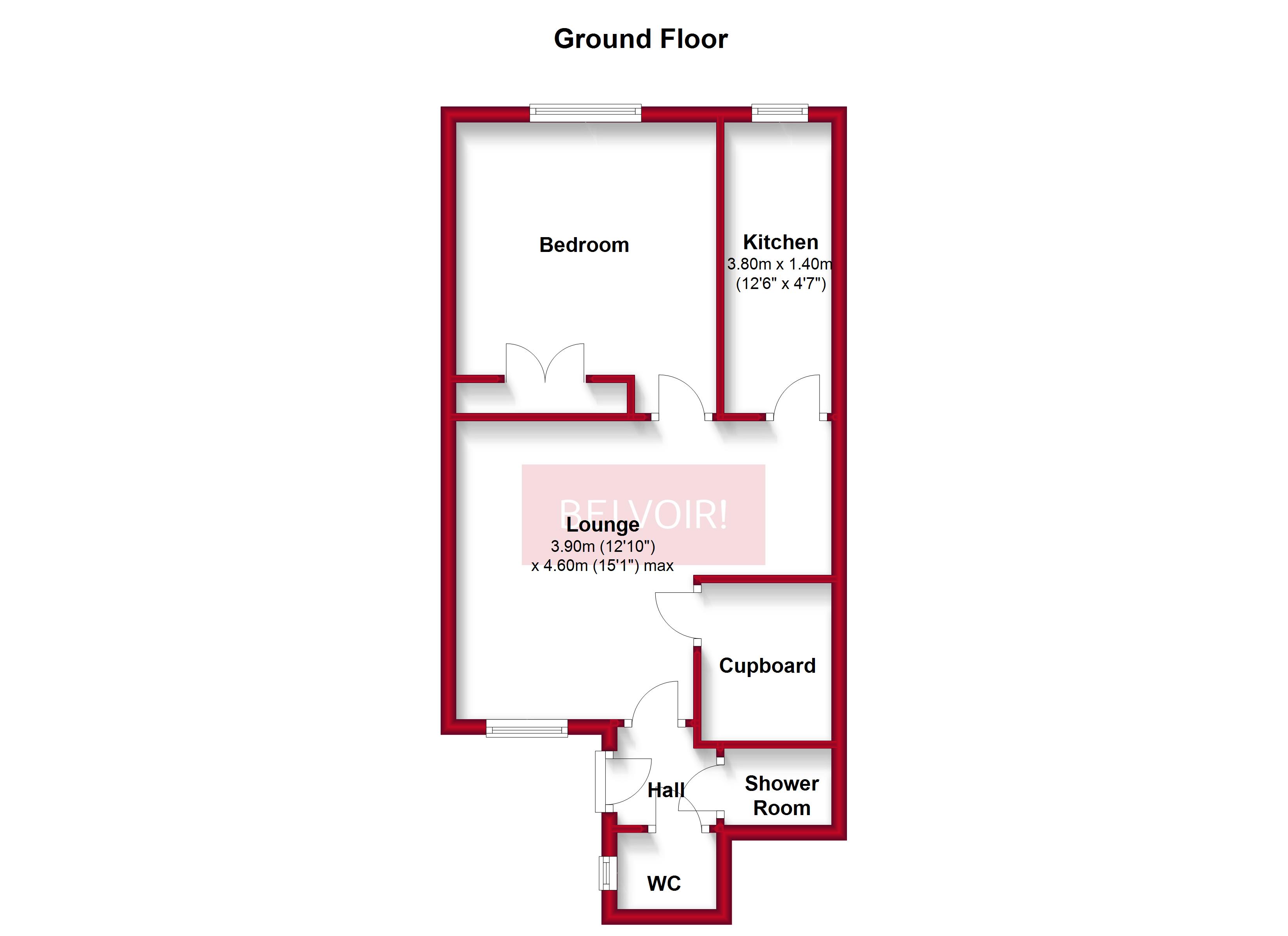 1 Bedrooms Flat to rent in St. Crispins Place, Falkirk FK1