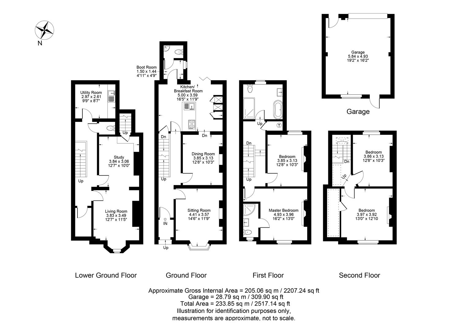 4 Bedrooms Town house for sale in Rugby Road, Leamington Spa, Warwickshire CV32