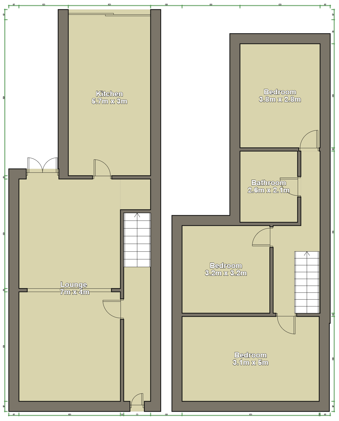 41 Tanybryn Street, Aberdare floorplan