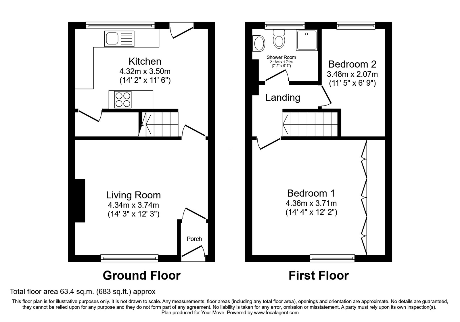 397, Moston Lane, Greater Manchester floorplan
