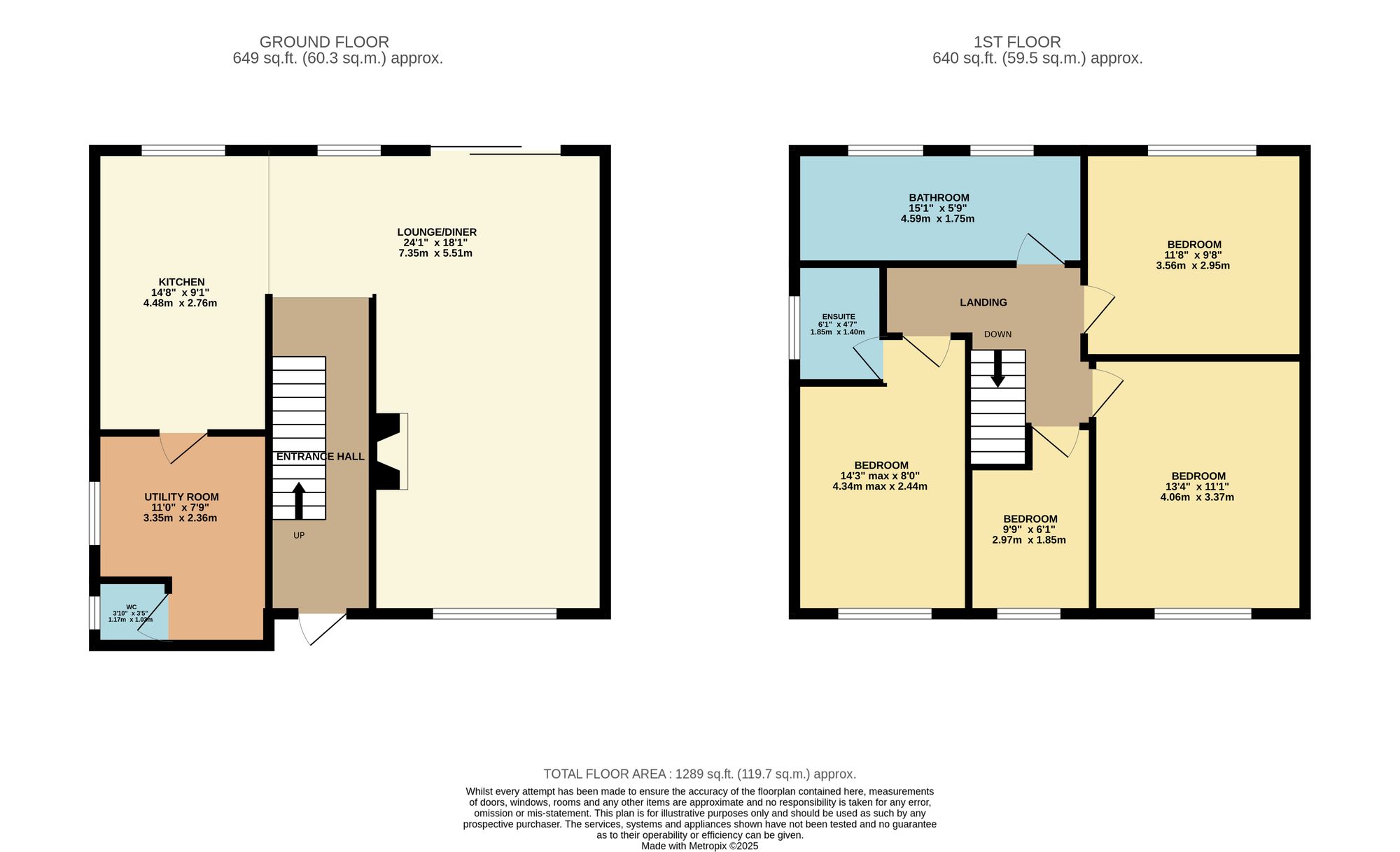11 Taunton Drive, Bolton floorplan