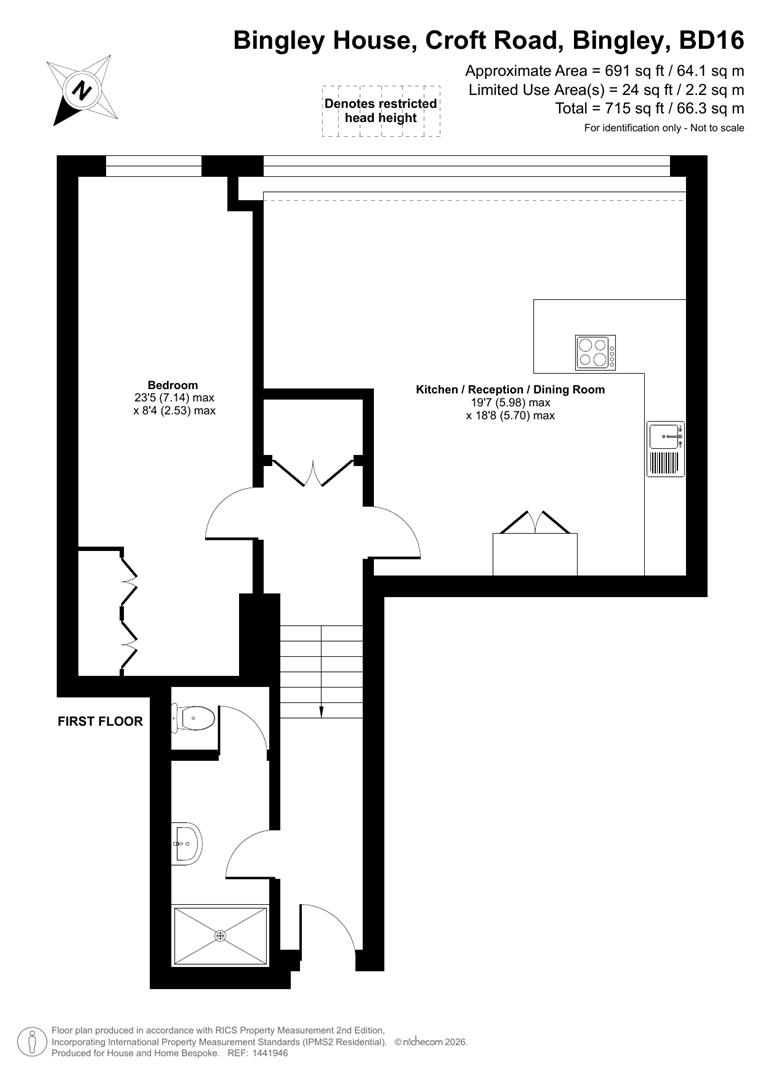 104, Bingley House, Croft Road, Bingley floorplan