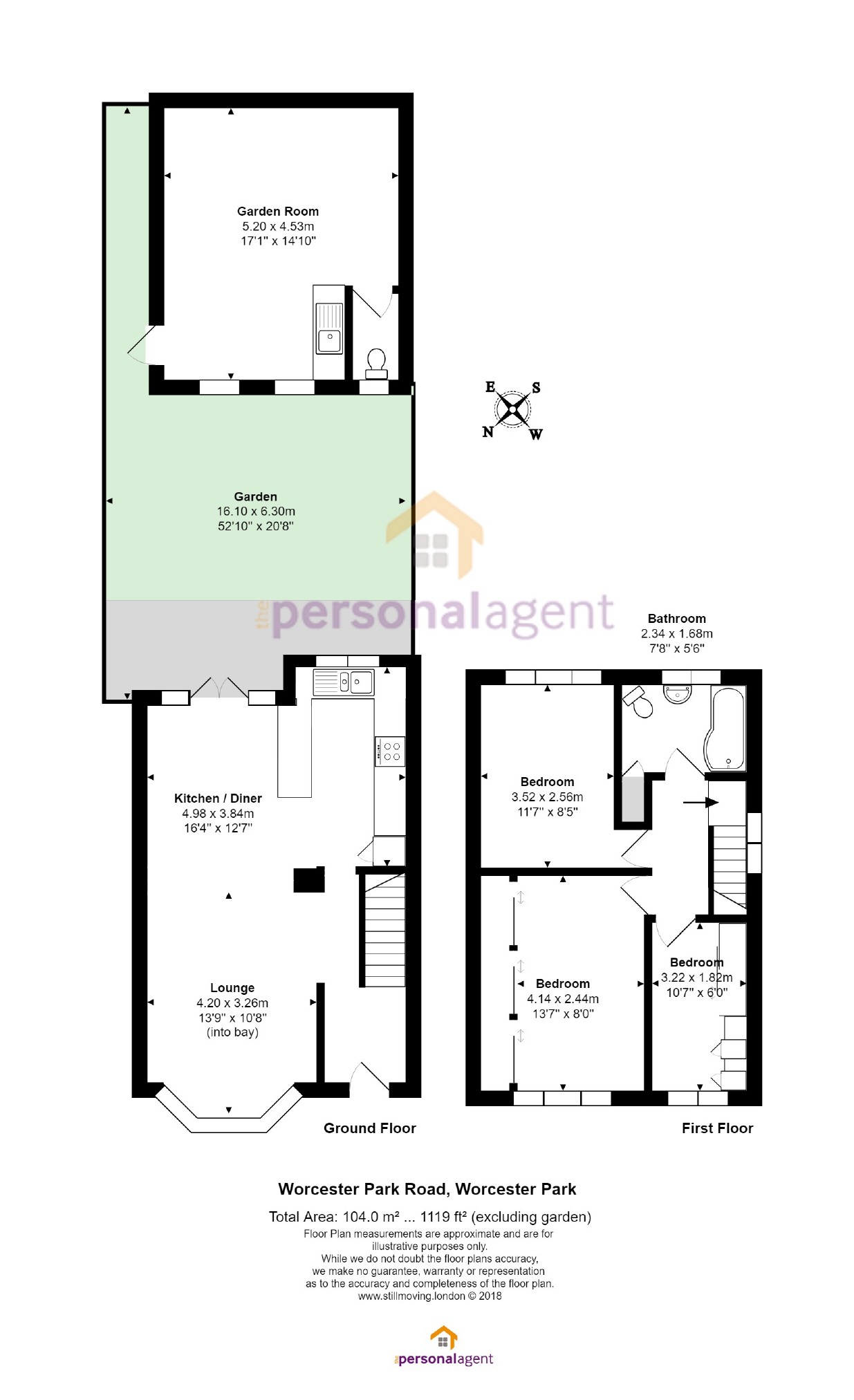 3 bed end terrace house for sale in Worcester Park Road, Worcester Park