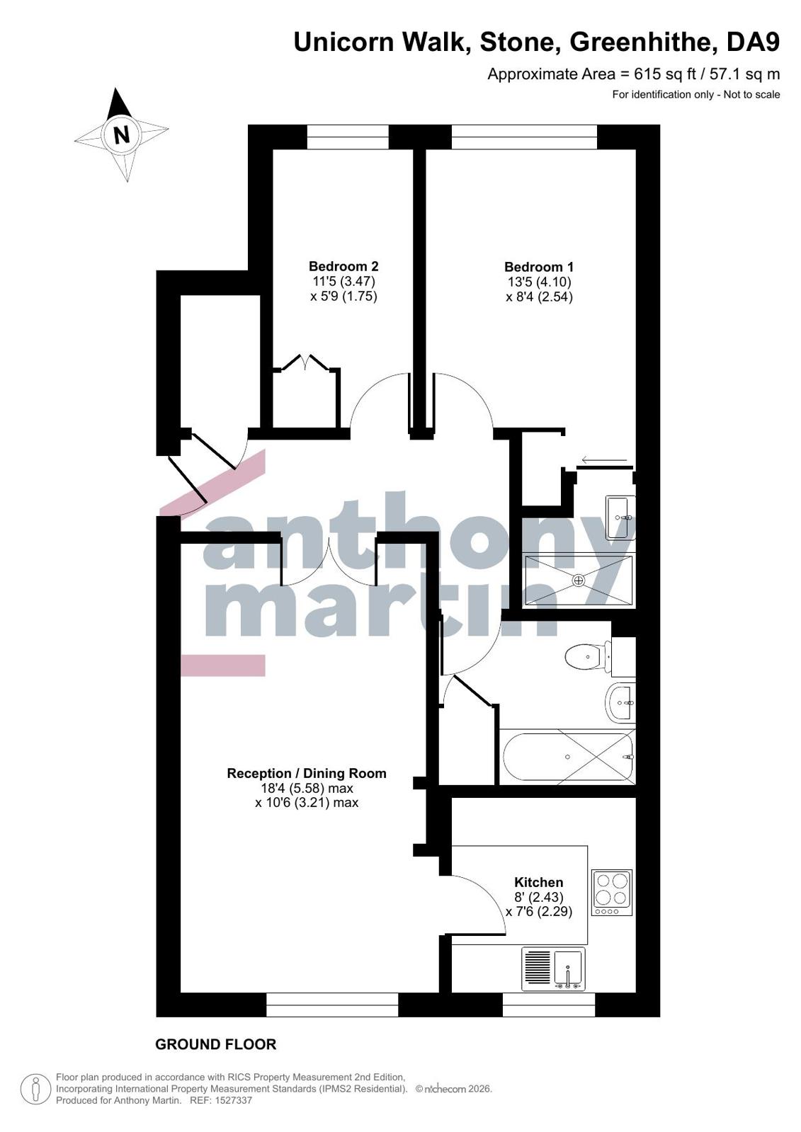 23, Unicorn Walk, Greenhithe floorplan