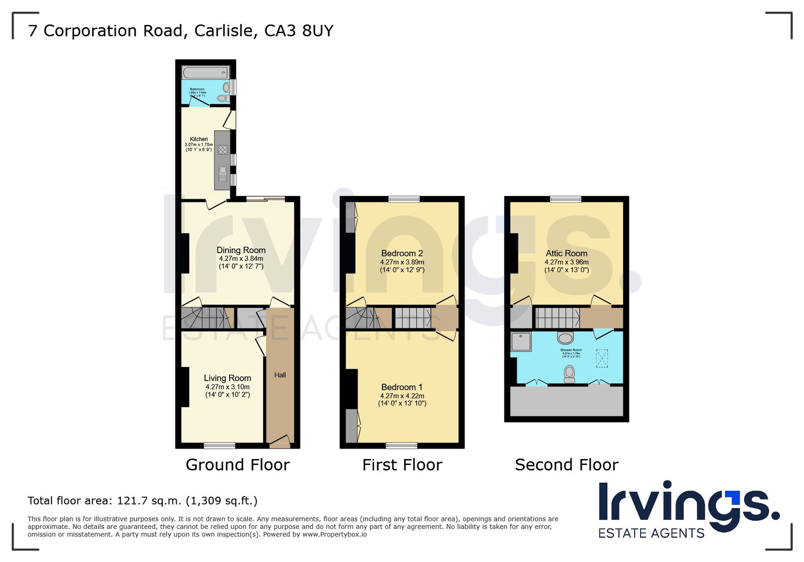 7, Corporation Road, Carlisle floorplan