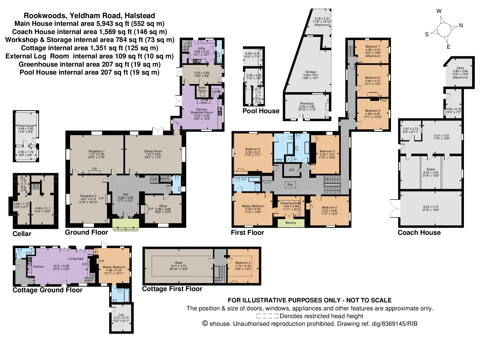 7 Bedrooms Detached house for sale in Yeldham Road, Sible Hedingham, Halstead, Essex CO9