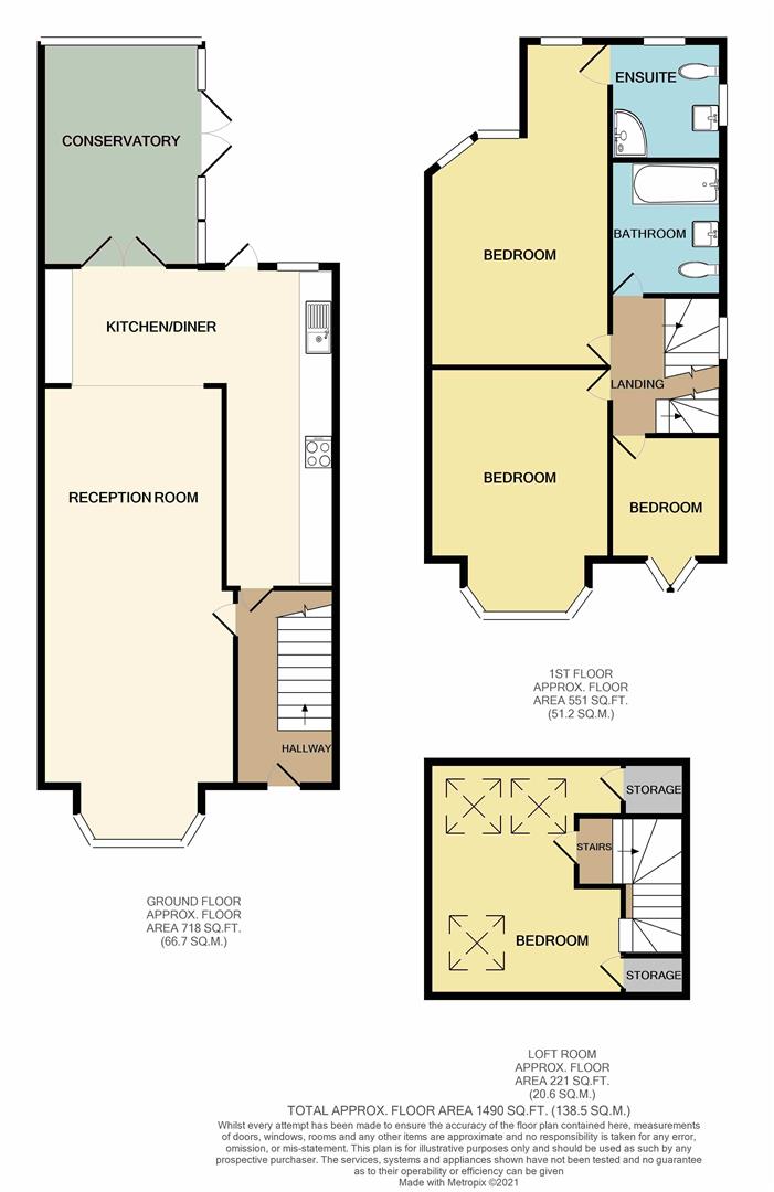 50, Rivington Avenue, Woodford Green floorplan