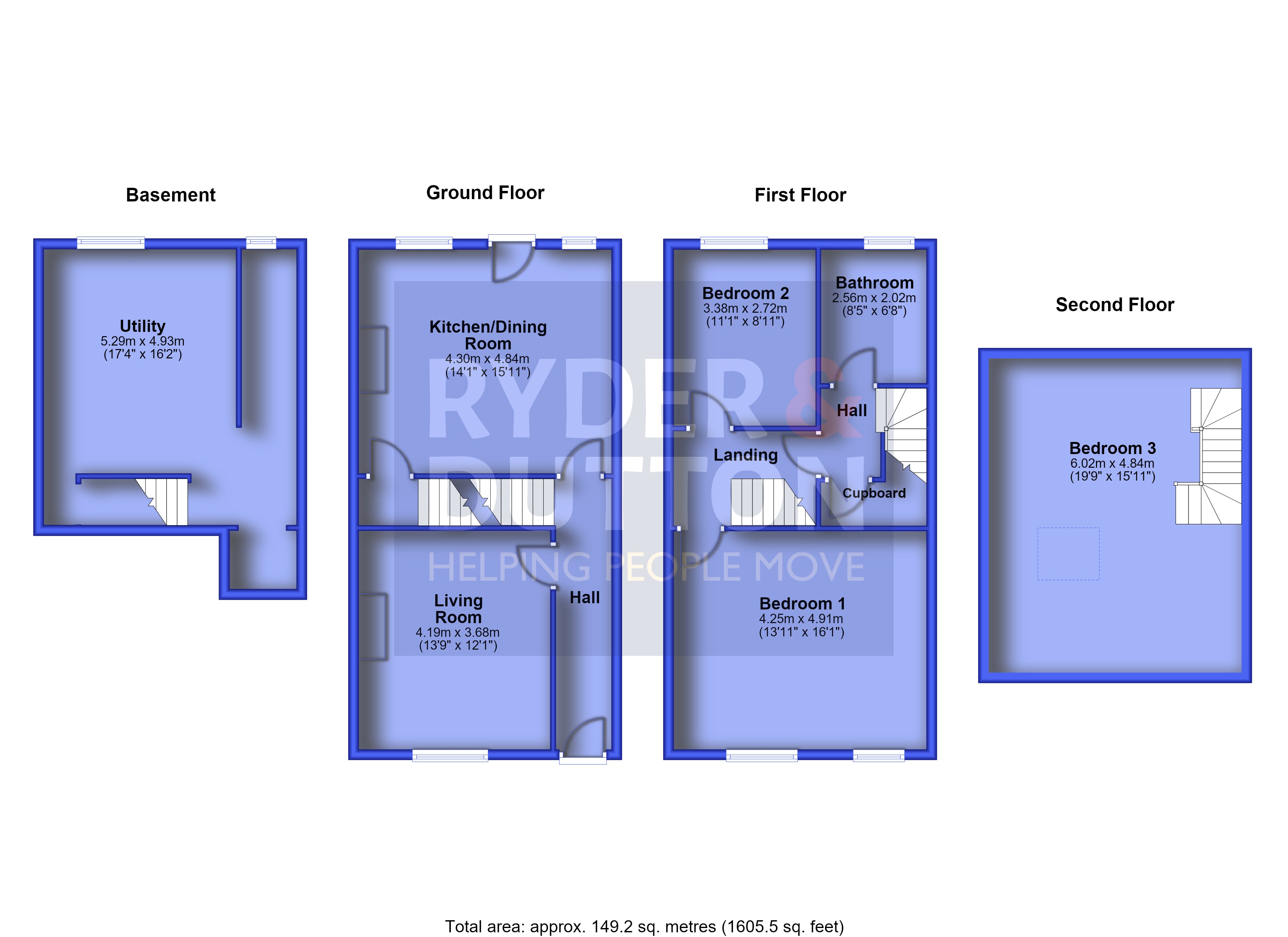 1, Clough Hey, Marsden floorplan