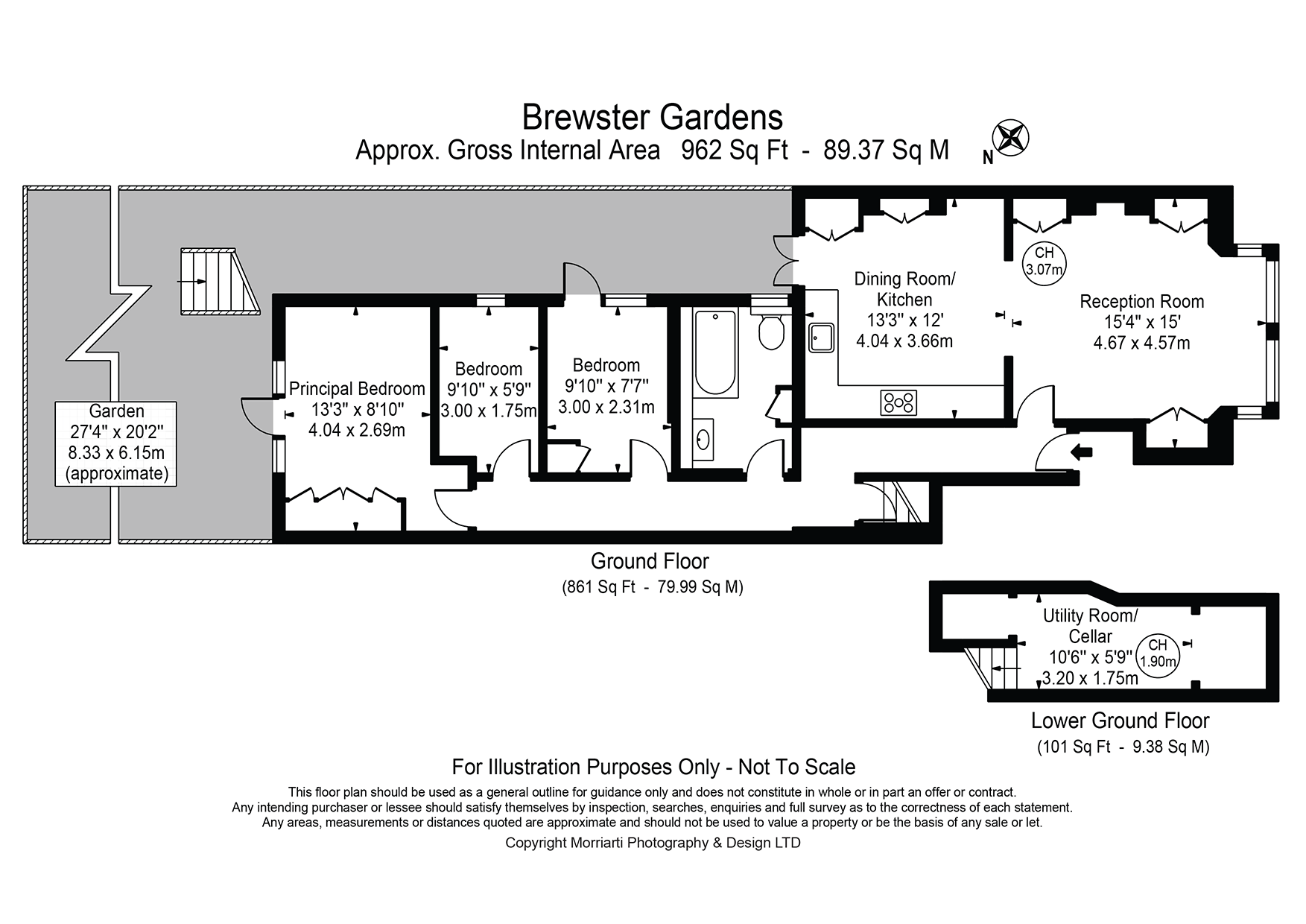 24, Brewster Gardens, London floorplan