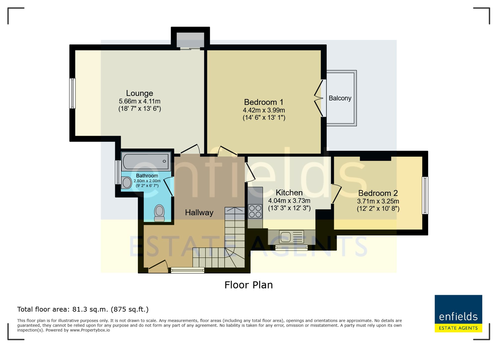 6b Balmoral Road, Poole floorplan