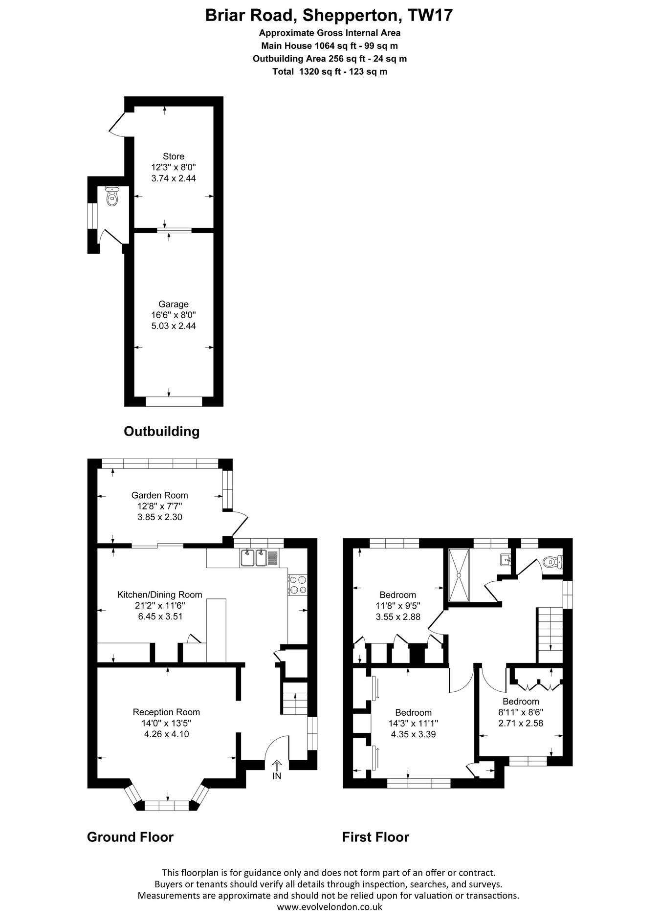 39, Briar Road, Shepperton floorplan