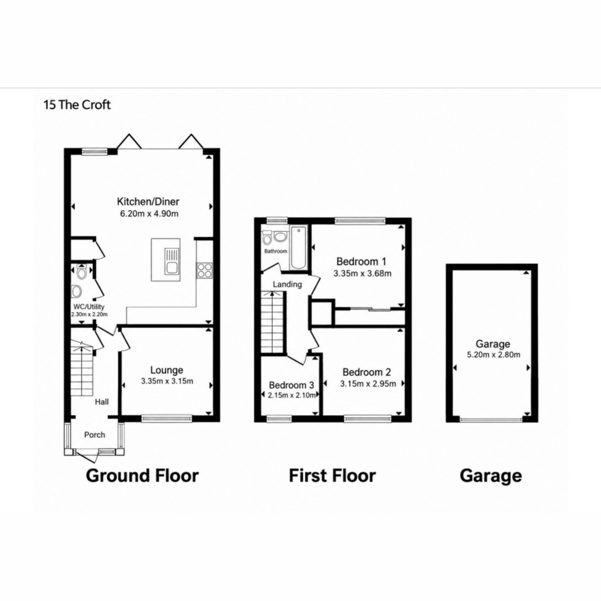 The Croft, Broxbourne floorplan