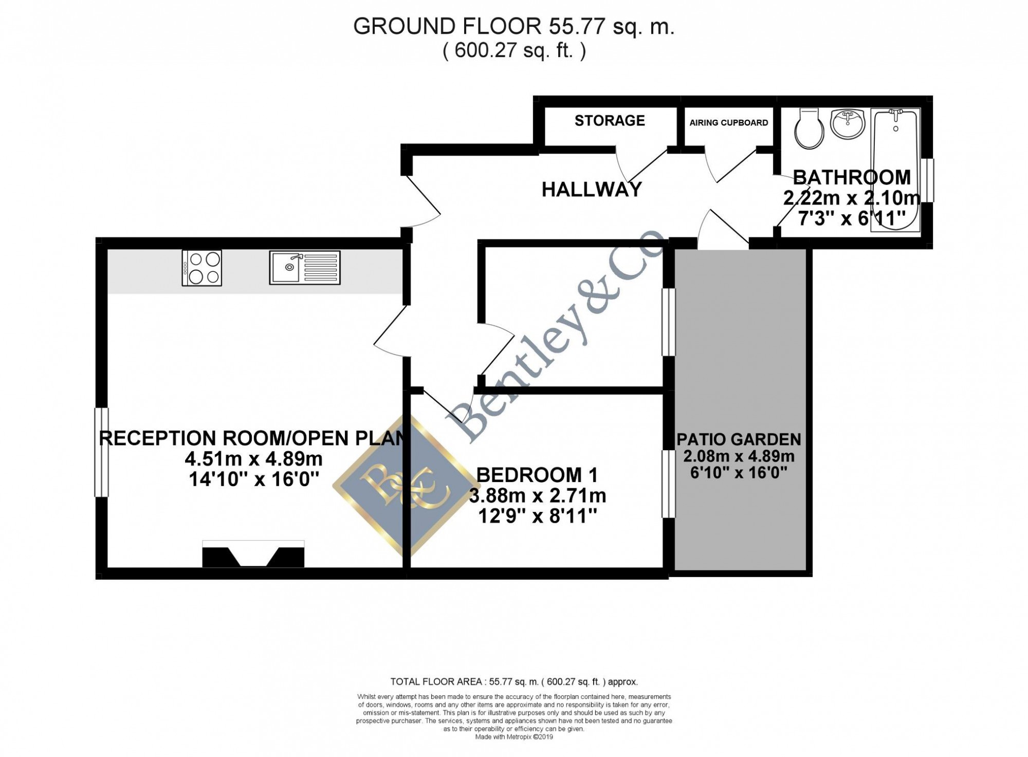 2 Bedrooms Flat to rent in Camden Road, Camden NW1