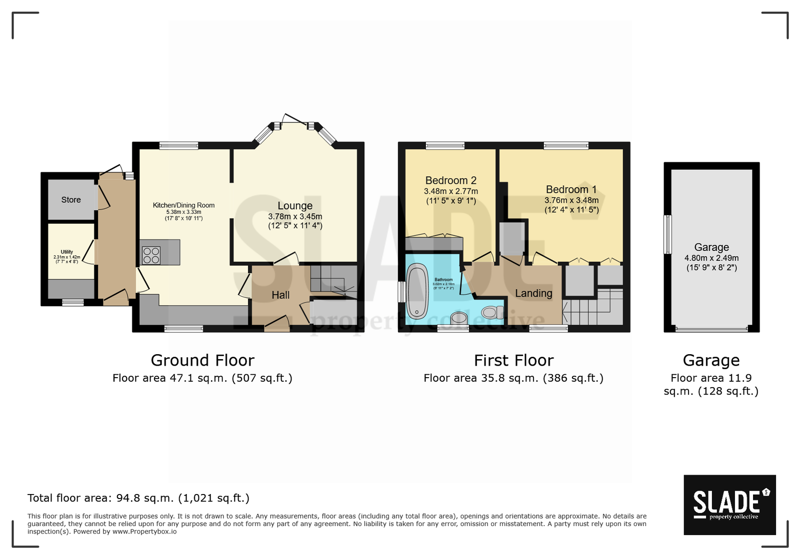 82, Crossland Crescent, Wolverhampton floorplan