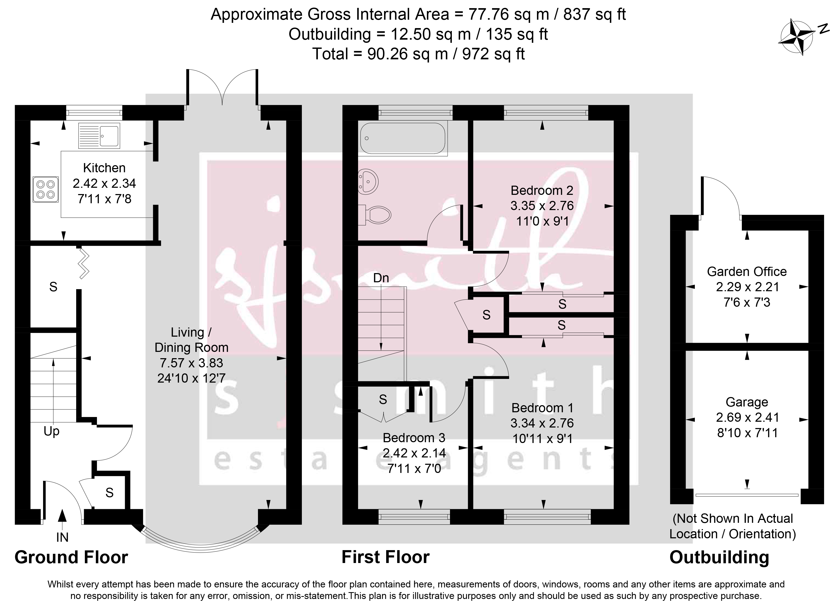 6, Hawksway, Staines-upon-Thames floorplan