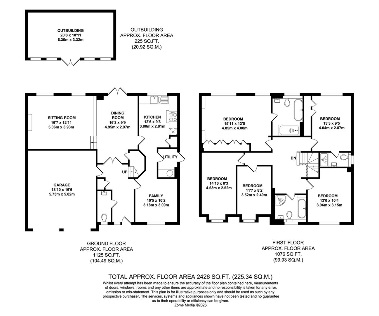 11, Admiral Way, Kings Hill floorplan
