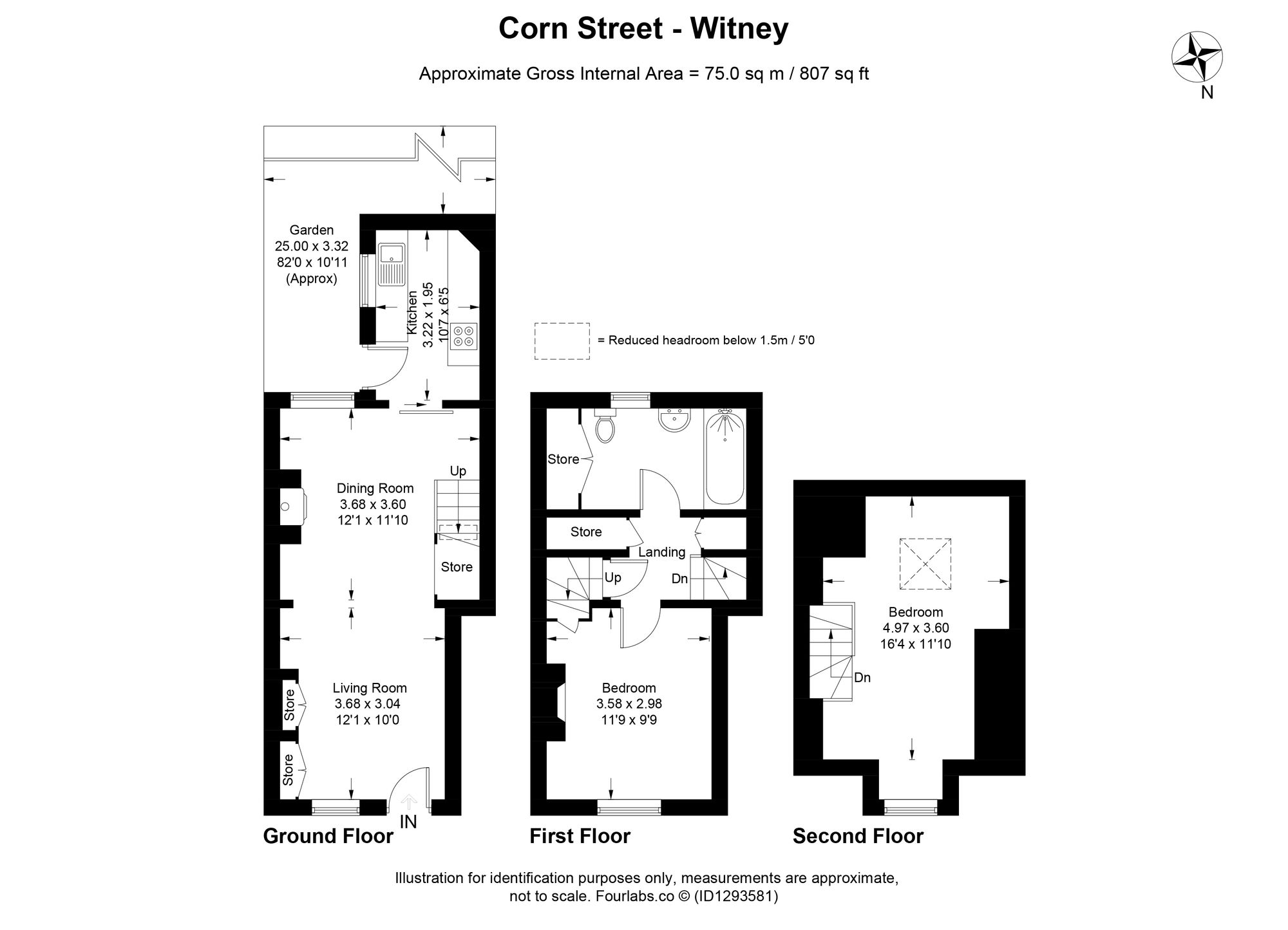 145 Corn Street, Witney floorplan