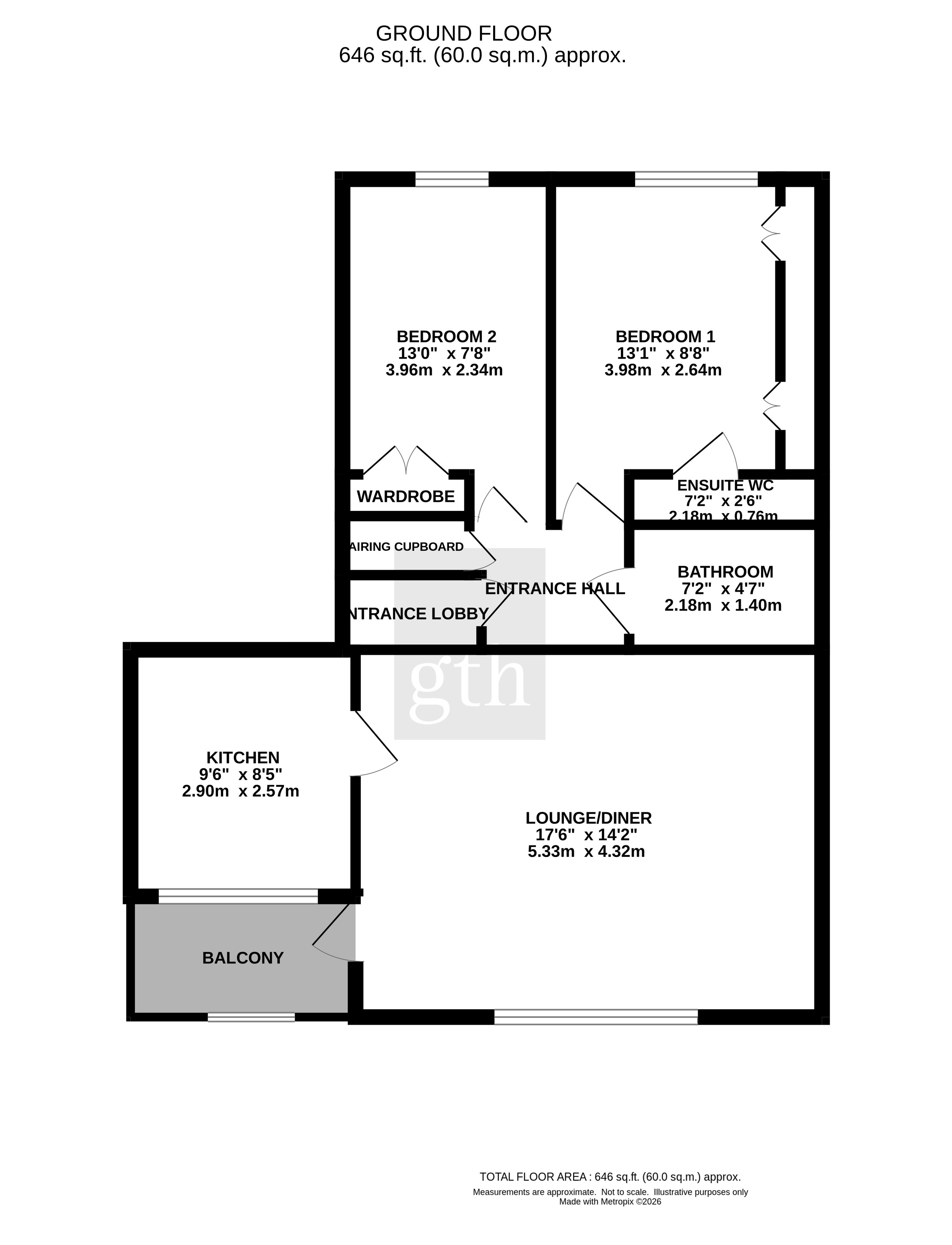 4, Pine Gardens, Devon floorplan