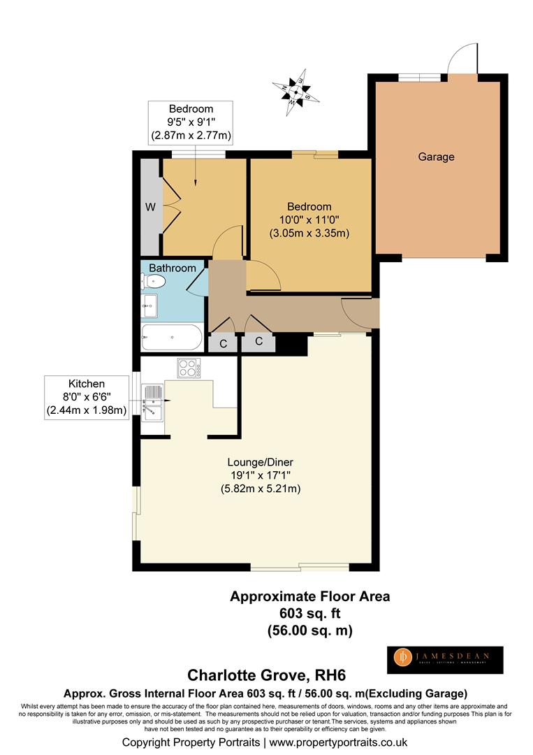 12, Charlotte Grove, Horley floorplan