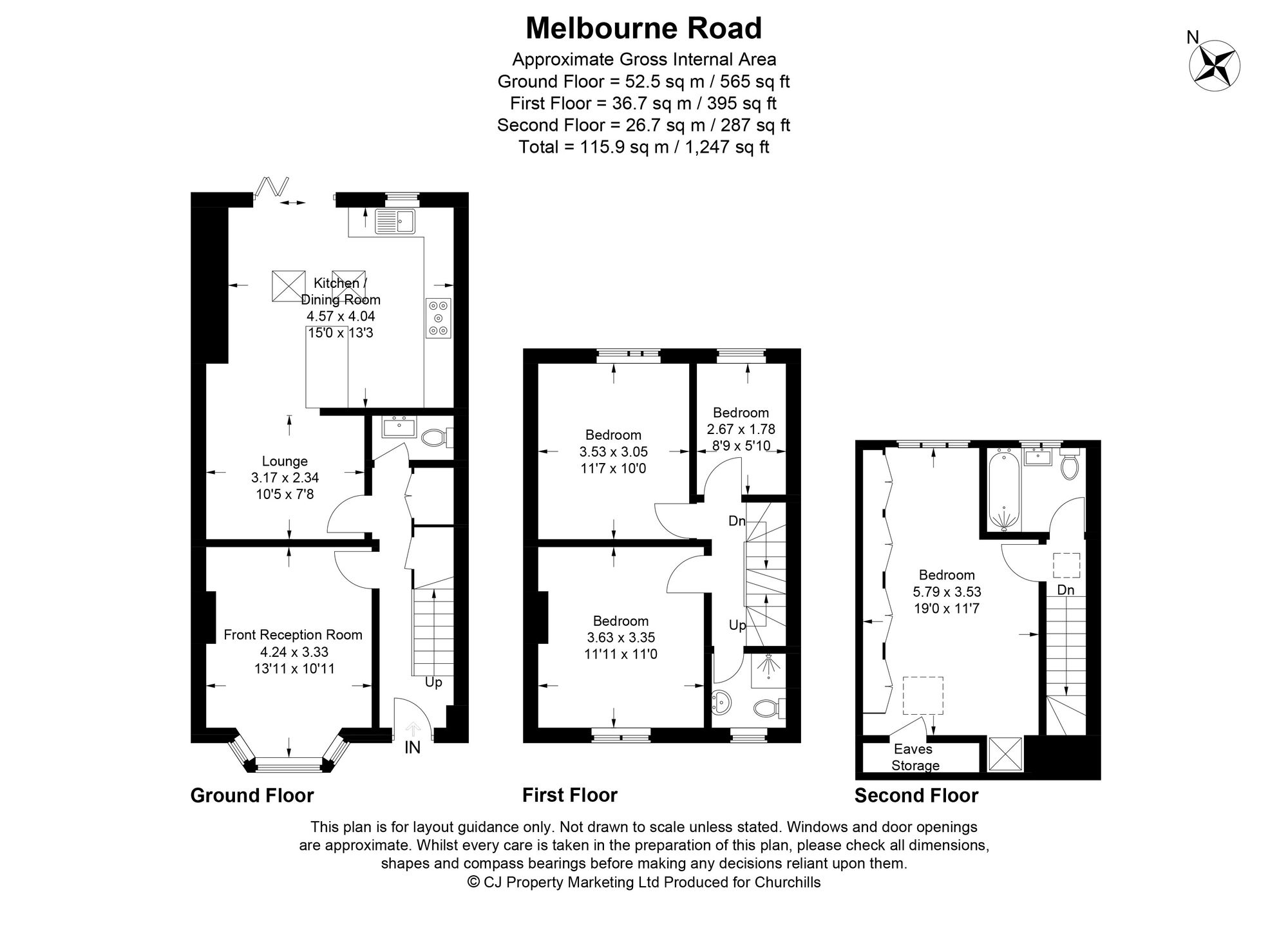 102 Melbourne Road, Bushey floorplan